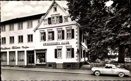 Ak Schotten im Vogelsbergkreis Hessen, Hotel Hessisches Haus, Auto