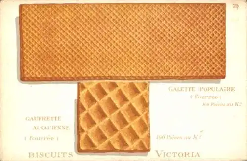 Ak Bruxelles Brüssel, Reklame, Biscuits et Chocolats Victoria