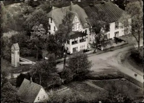 Ak Schierhorn Hanstedt Nordheide, Fliegeraufnahme, Gasthaus Zum Naturschutzpark