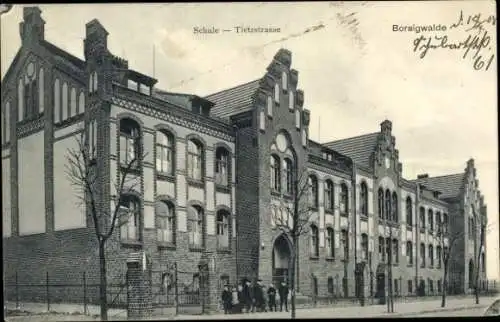 Ak Berlin Reinickendorf Borsigwalde, Schule, Tietzstraße