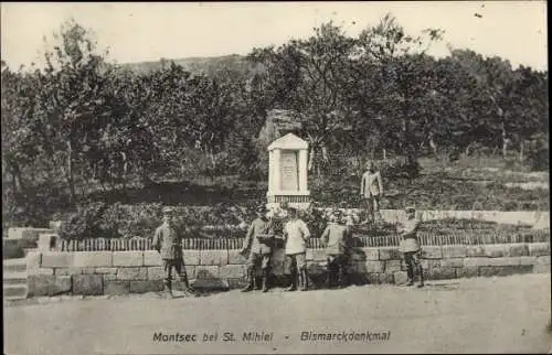 Ak Montsec Meuse, Bismarckdenkmal