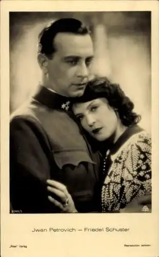 Ak Schauspieler Ivan Petrovich und Friedel Schuster, Portrait, Ross Verlag 6144 1