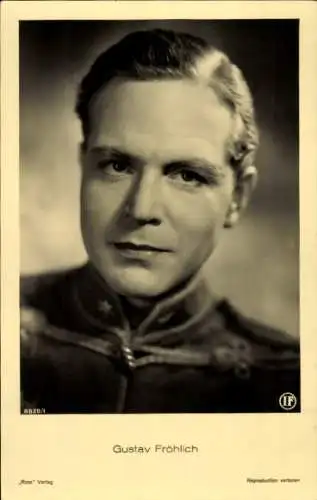 Ak Schauspieler Gustav Fröhlich, Portrait