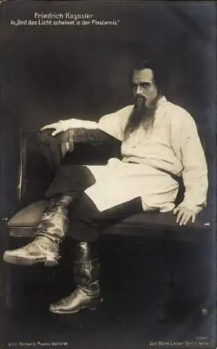Ak Schauspieler Friedrich Kayssler, Portrait, Film Und das Licht scheinet in der Finsternis