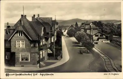 Ak Großbreitenbach in Thüringen, Bahnhofstraße