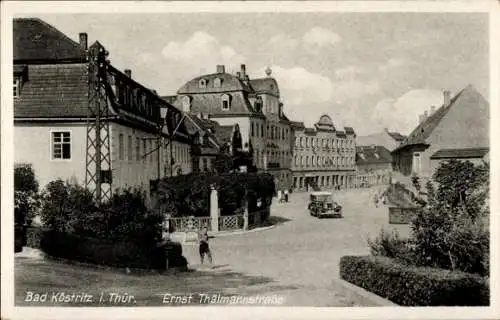 Ak Bad Köstritz in Thüringen, Ernst Thälmann Straße