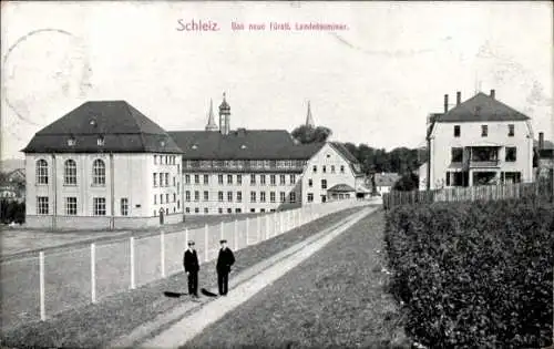 Ak Schleiz im Vogtland Thüringen, Blick auf neues Fürstl. Landesseminar