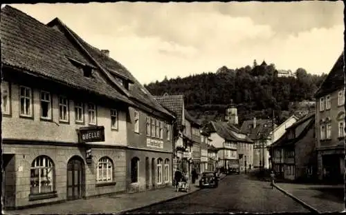 Ak Wasungen im Thüringer Wald, Neutor, Burg Maienluft, Geschäfte, Quelle