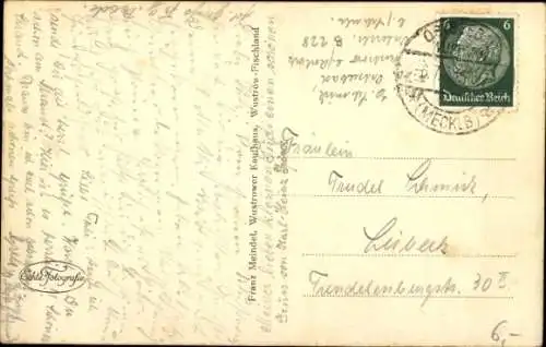 Ak Ostseebad Wustrow Fischland, Strand, Wellen