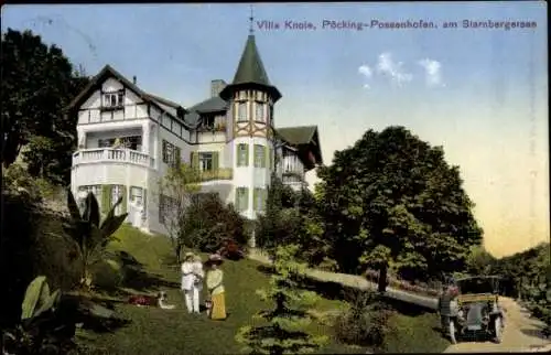 Ak Possenhofen Pöcking am Starnberger See Oberbayern, Villa Knote