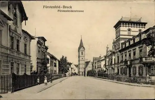 Ak Fürstenfeldbruck in Oberbayern, Fürstenfelderstraße