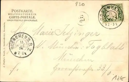 Ak Rosenheim Oberbayern, Münchnerstraße