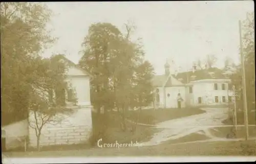 Foto Ak Großhesselohe Pullach Oberbayern, Schloss, Hof, Turm