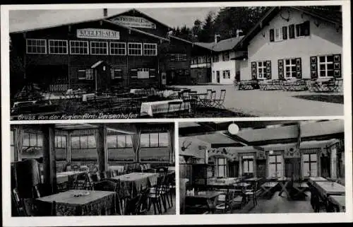 Ak Deisenhofen Oberhaching in Oberbayern, Kugler Alm, Ausflugsgaststätte, Inh. Jos. u. Käthi Weigl