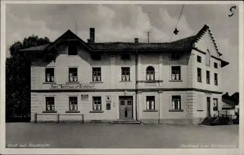 Ak Bruckmühl in Oberbayern, Gasthaus zum Brückenwirt