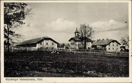 Ak Wessobrunn in Oberbayern, Klostergut