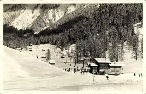 Ak Ehrwald in Tirol, Skilift