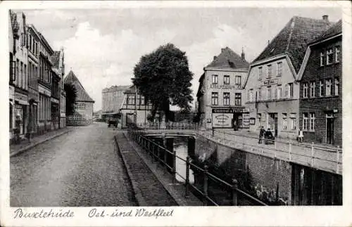 Ak Buxtehude in Niedersachsen, Ost- und Westfleet