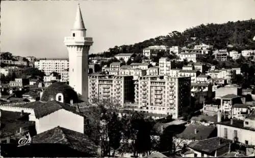 Ak Philippeville Skikda Algerien, Gesamtansicht, Moschee