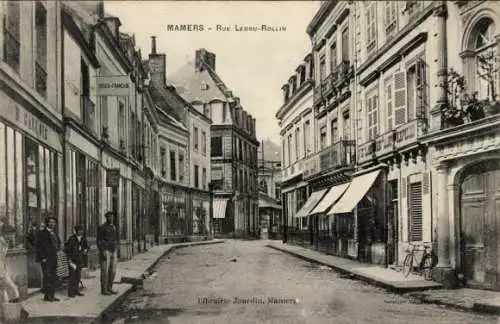 Ak Mamers Sarthe, Rue Ledru-Rollin