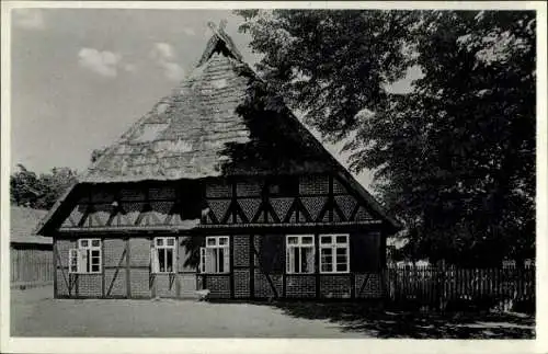 Ak Müden an der Örtze Faßberg Lüneburger Heide, Gasthof zum Oertzetal, Nebenhaus