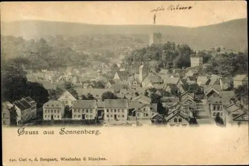 Ak Sonnenberg Wiesbaden in Hessen, Panorama