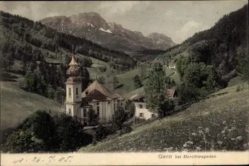 Ak Maria Gern Berchtesgaden in Oberbayern, Kirche