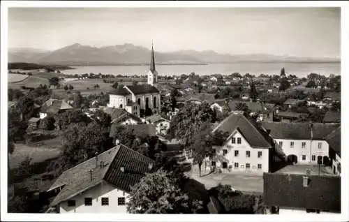 Ak Chieming am Chiemsee Oberbayern, Panorama