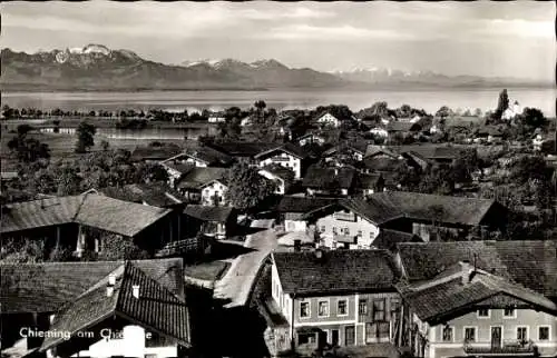 Ak Chieming am Chiemsee Oberbayern, Panorama