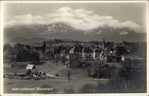 Ak Traunstein in Oberbayern, Panorama