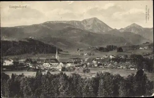 Ak Siegsdorf in Oberbayern, Panorama