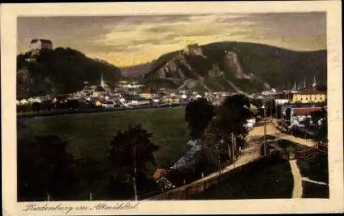 Ak Riedenburg in Niederbayern, Panorama