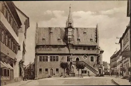 Ak Ochsenfurt a. Main, Rathaus