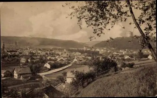 Ak Kelheim an der Donau Niederbayern, Blick vom Herzberg