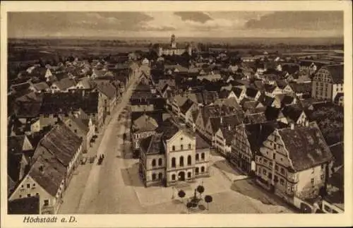 Ak Höchstädt an der Donau Schwaben, Blick auf die Stadt