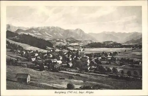 Ak Burgberg im Allgäu, Panorama