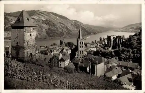 Ak Bacharach am Rhein, Panorama