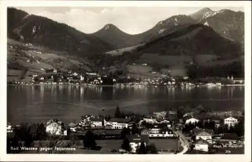 Ak Bad Wiessee in Oberbayern, Tegernsee, Panorama