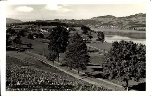 Ak Niedersonthofen Waltenhofen im Oberallgäu, Niedersonthofer See