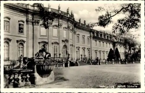 Ak Ludwigsburg in Württemberg, Schloss, Südseite