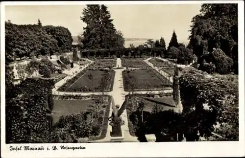 Ak Insel Mainau im Bodensee, Rosengarten