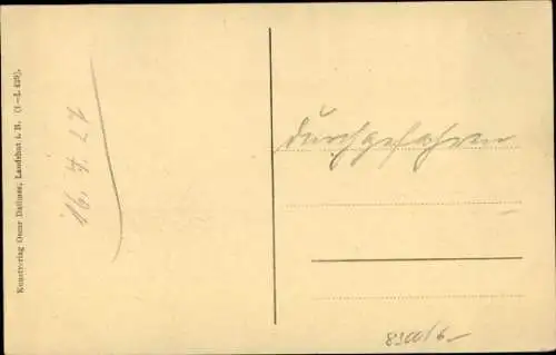 Ak Landshut in Niederbayern, Panorama