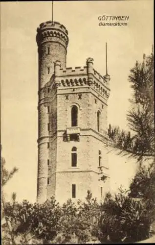 Ak Göttingen in Niedersachsen,, Bismarckturm