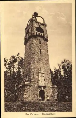 Ak Bad Pyrmont in Niedersachsen, Bismarckturm