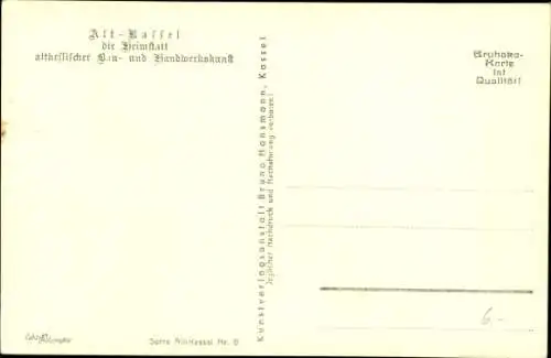 Ak Kassel in Hessen, Zwehrener Turm