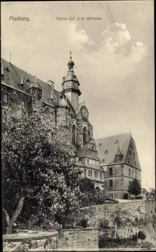 Ak Marburg an der Lahn, Schloss