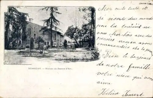 Ak Domrémy la Pucelle Lothringen Vosges, Maison de Jeanne d'Arc