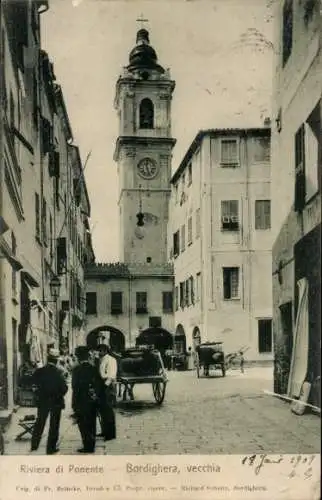 Ak Bordighera Liguria, Riviera di Ponente