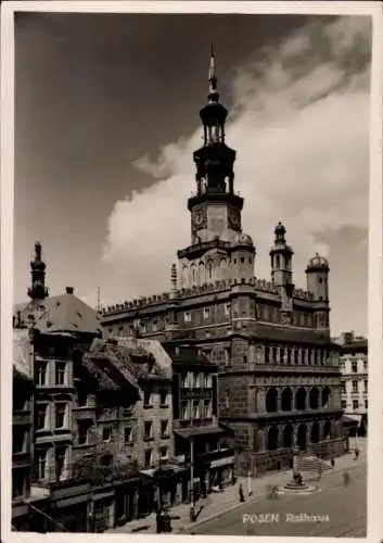 Ak Poznań Posen, Rathaus