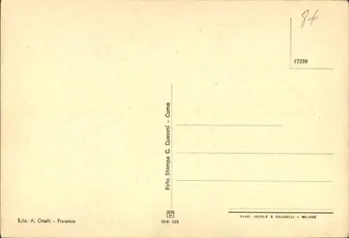 Ak Domàso Lago di Como Lombardia, Corso Garibaldi